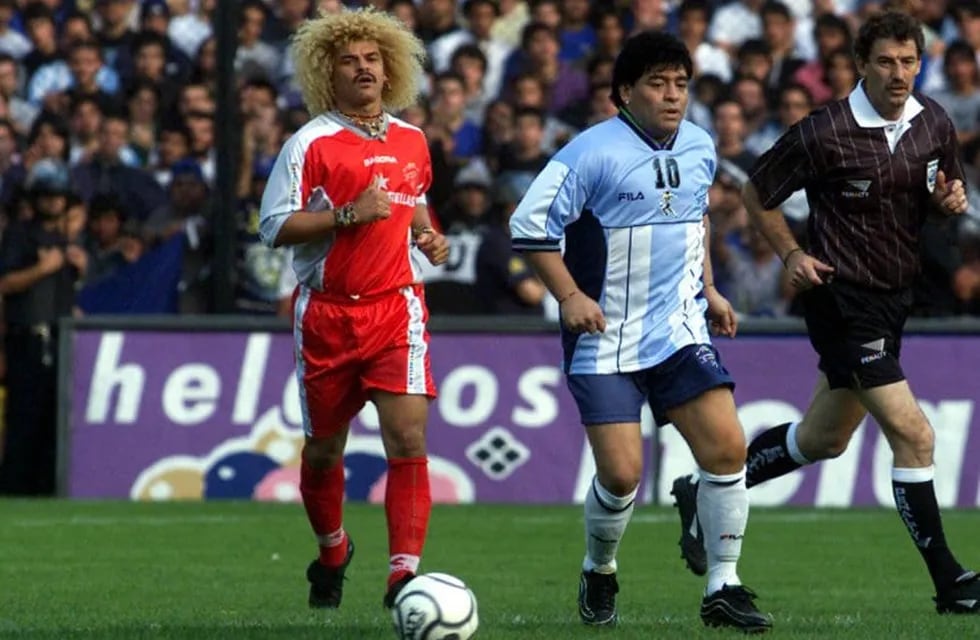 Diego Maradona invitó a varias figuras a su partido despedida en La Bombonera, entre ellas, el "Pibe" Valderrama