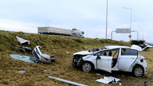 Accidente autopista Córdoba-Rosario (José Gabriel Hernández / La Voz)