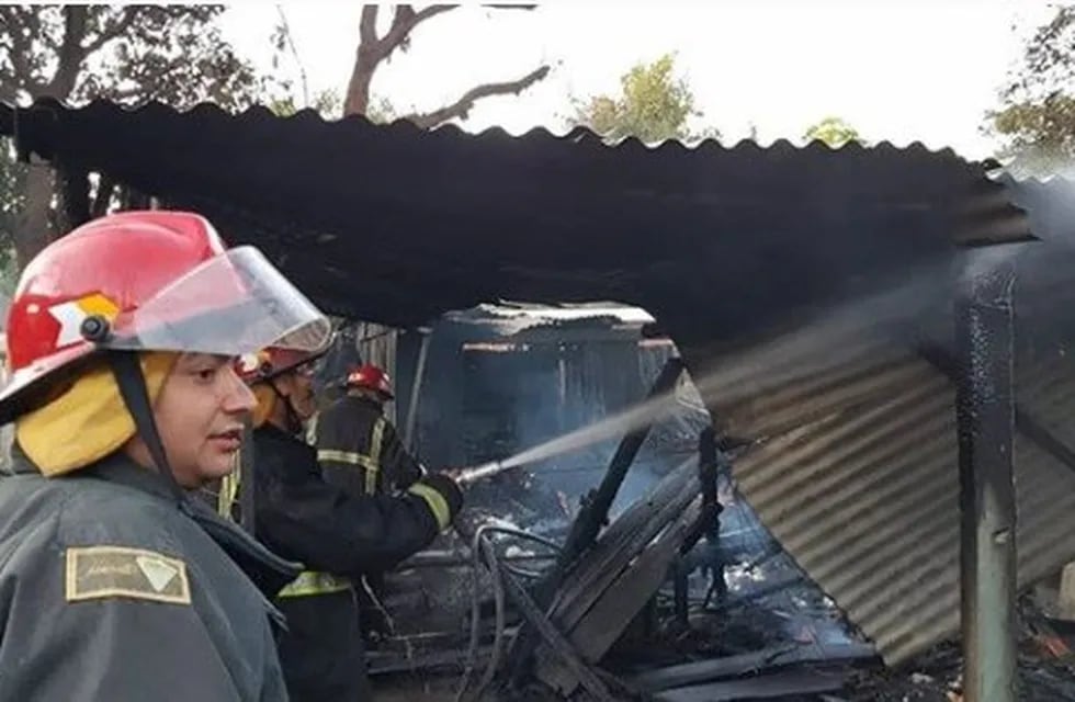 Un hombre incendió su casa para vengarse de su esposa, en Posadas. (Policía de Misiones)