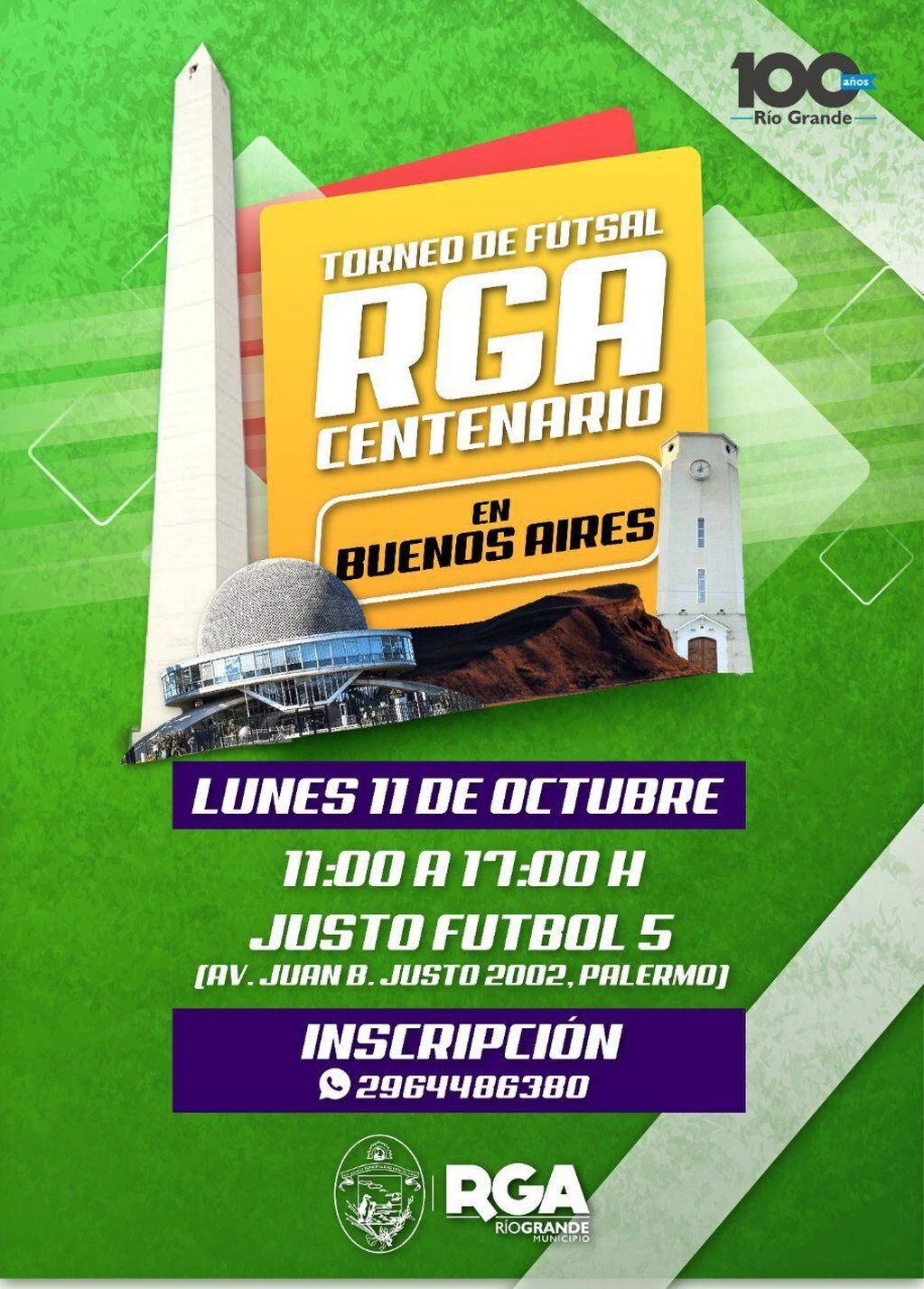 El Municipio de Río Grande organiza en la ciudad de Buenos Aires, torneo aniversario de Futsal.