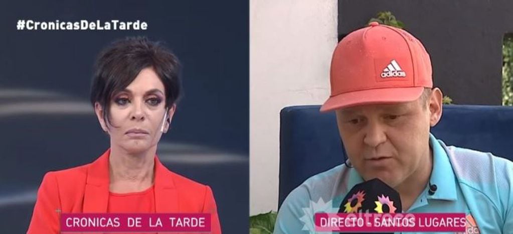 Mónica Gutiérrez enfrentó a "El Pepo" en vivo. (Captura)