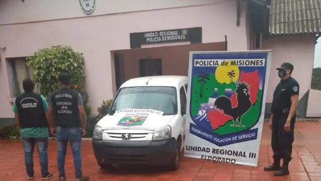 Eldorado: recuperan utilitario que había sido denunciado como robado en San Pedro