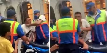 Polémica: fue retenido por agentes de tránsito, se negó a entregar su moto y terminó golpeado