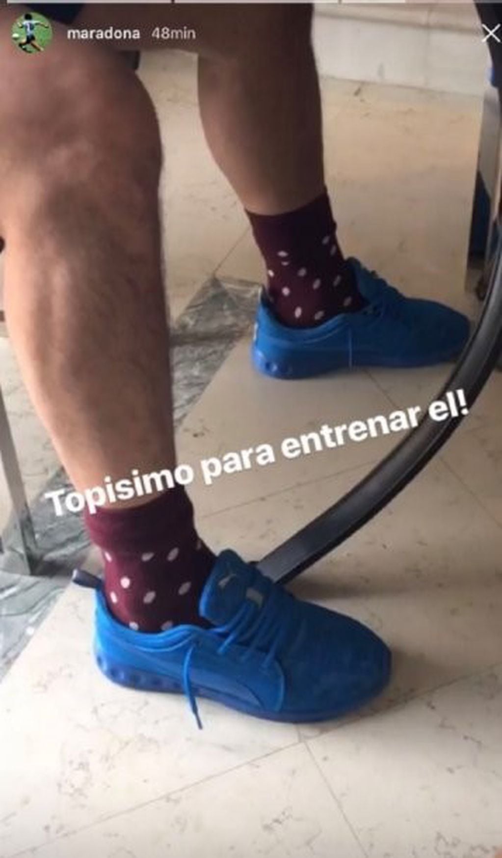 Rocío Oliva escrachó a Maradona con una foto íntima en Instagram