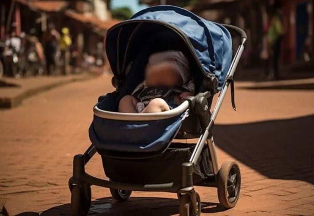 Insólito y triste hallazgo: abandonaron a un bebé en la vía pública. Imagen ilustrativa.