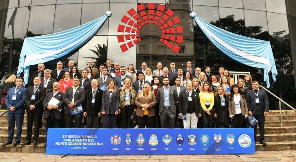 El Parlamento del Norte Grande reúne a los presidentes y miembros de las Legislaturas de Jujuy, Salta, Tucumán, Santiago del Estero, Catamarca, La Rioja, Formosa, Misiones, Chaco y Corrientes.