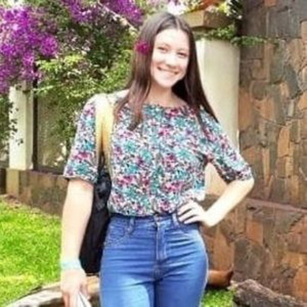 Fiorella Aghem la estudiante de Letras asesinada en San Vicente. (MisionesOnline)
