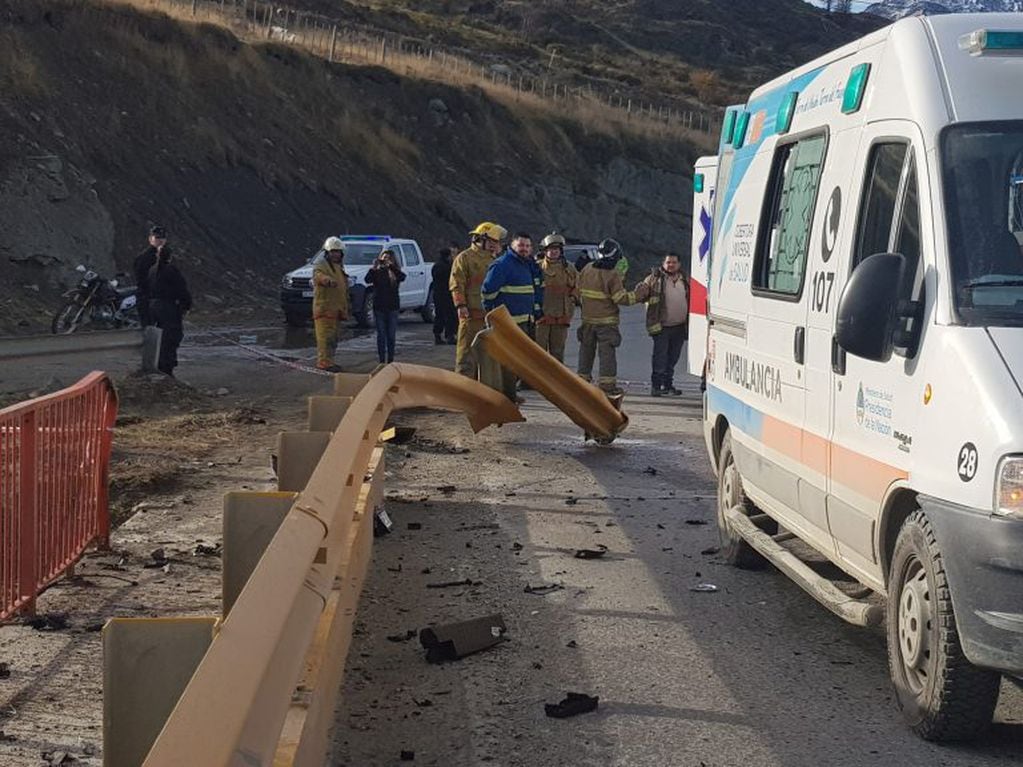 Accidente gol Ushuaia
