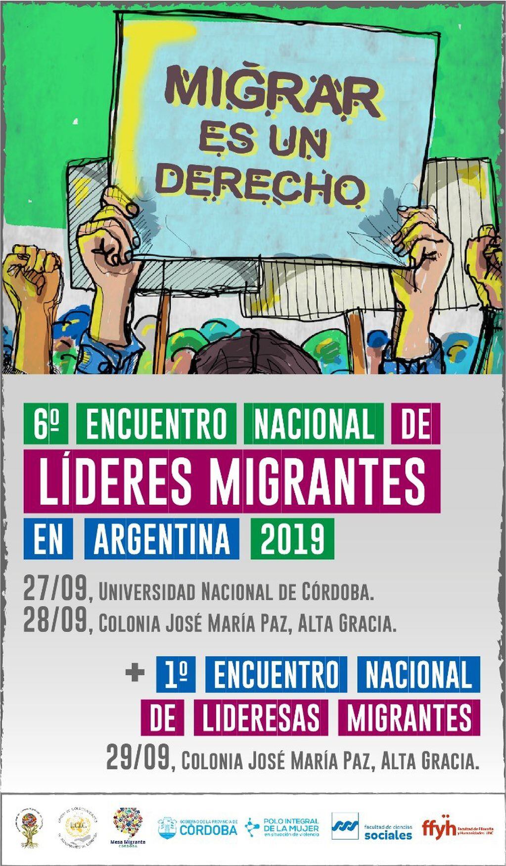 Alta Gracia: 6º Encuentro Nacional de Lideres Migrantes.