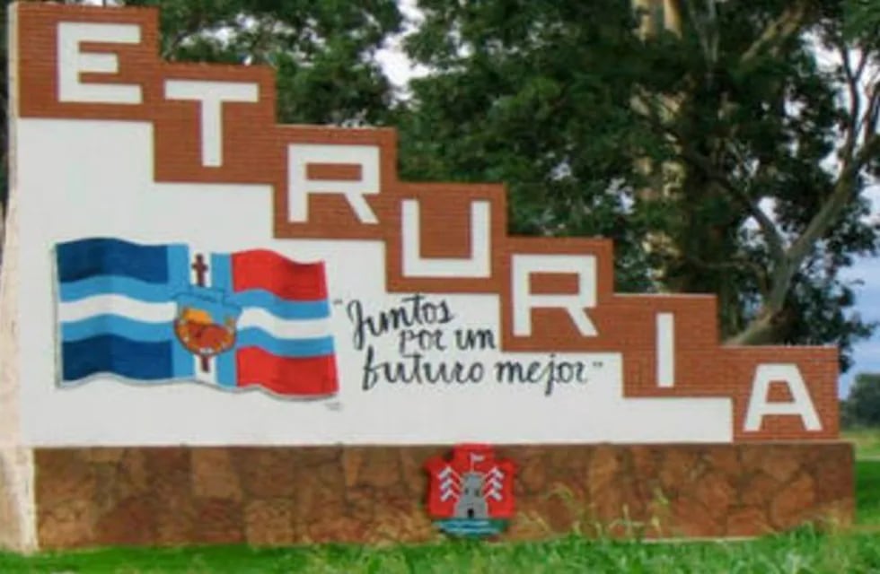 Acceso a Etruria, provincia de Córdoba