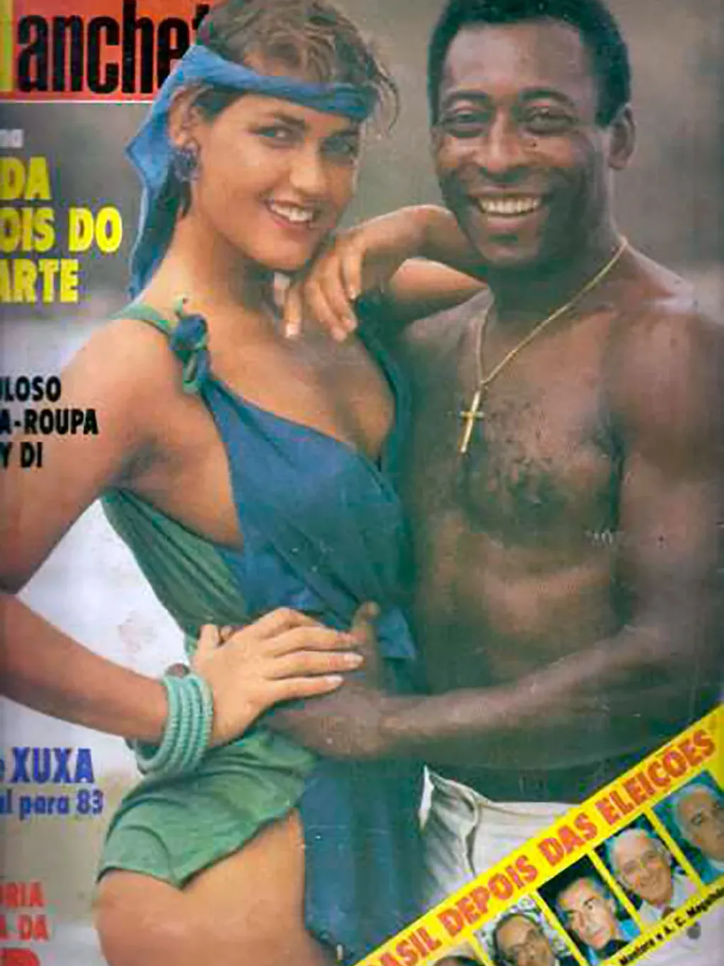 Xuxa y Pelé, el romance que mantuvo expectante a Brasil. 