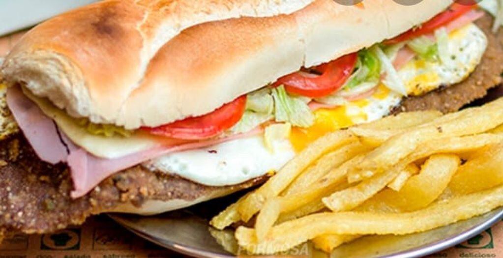 El sándwich de milanesa es uno de los más pedidos en Argentina.