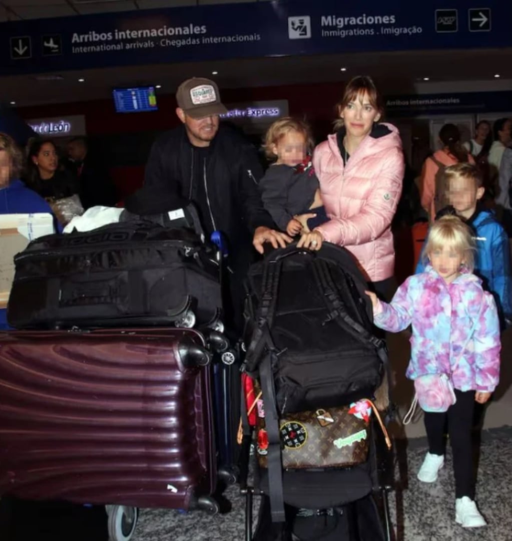 Luisana Lopilato llegó a Argentina con su familia.