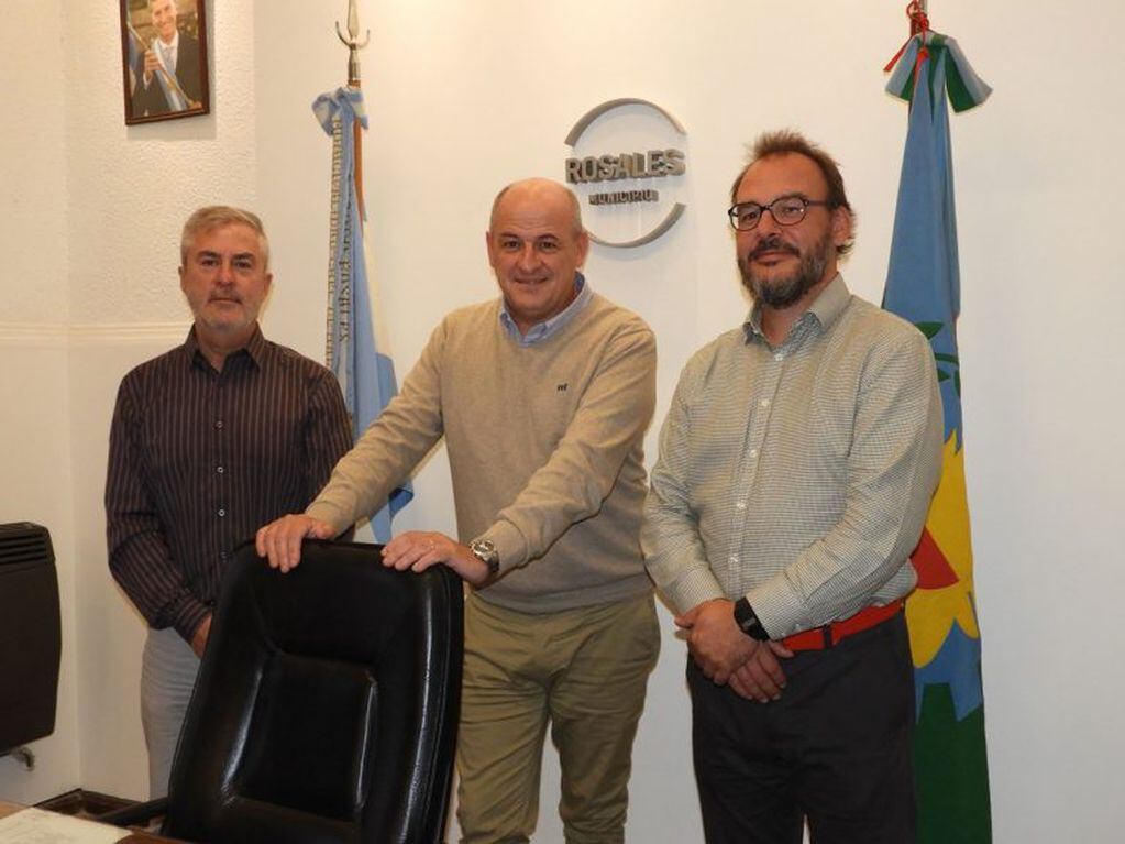 Guillermo Burgos, Mariano Uset y Mariano Saúl