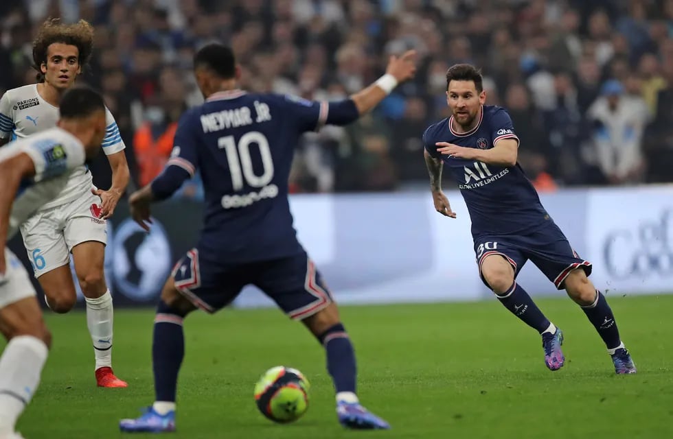 Con Messi en cancha, el PSG empata con el Marsella de Sampaoli