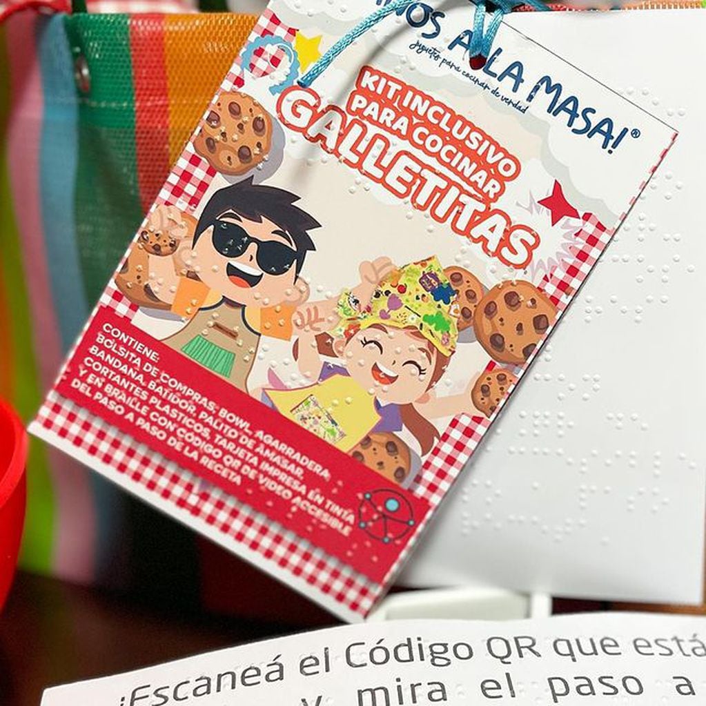 El kit de galletas es el primero de muchos productos inclusivos.