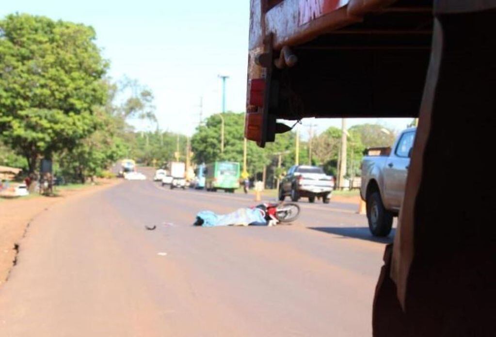 Una motociclista perdió la vida en Posadas. (Foto: El Territorio)