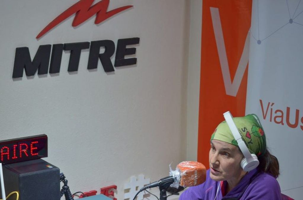 Viviana Remy en Radio Mitre Ushuaia.