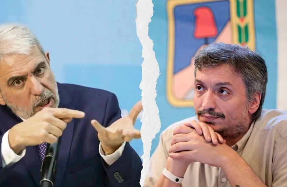 Aníbal Fernández y Máximo Kirchner.