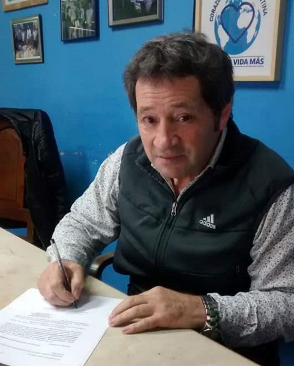 Juan Carlos Berón Secretario General del  Sindicato Unión Conductores de taxis La Plata (web).