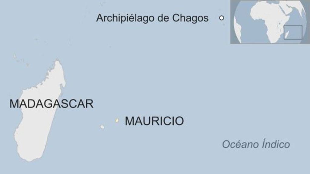 El Archipiélago de Chagos está usurpado por Reino Unido.