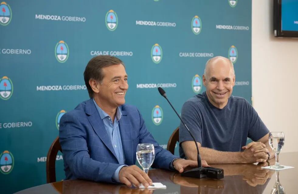 Rodolfo Suarez y Horacio Rodríguez Larreta