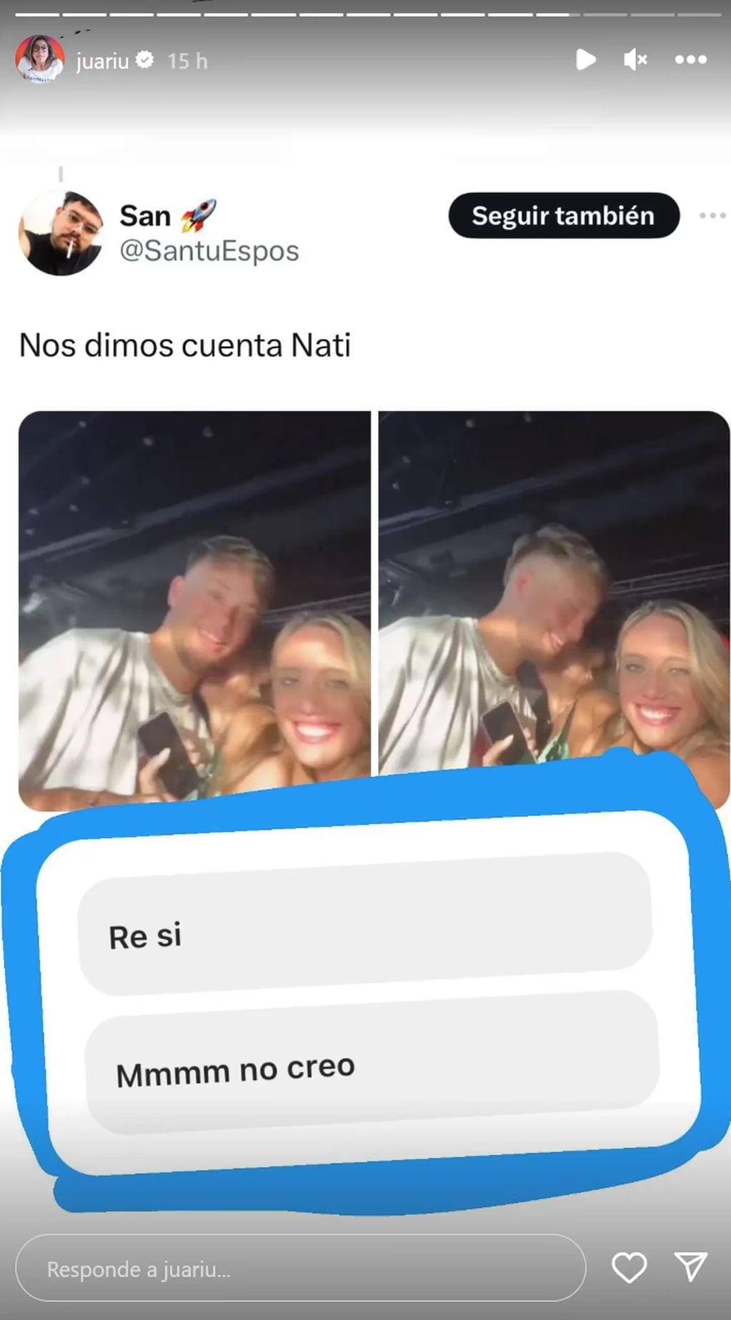Nati Jota y Nacho Castañares fueron vistos juntos y despertaron rumores de romance