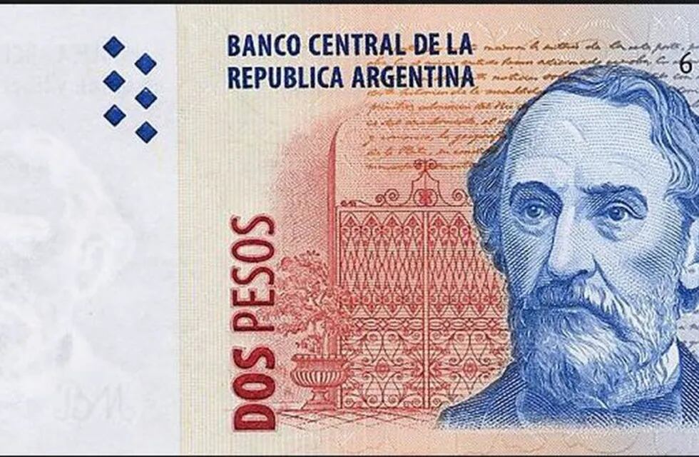 Billete 2 pesos