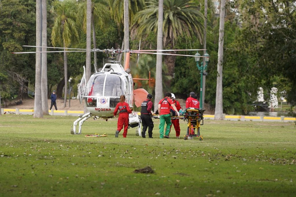 Los heridos más graves debieron ser trasladados en helicópteros.