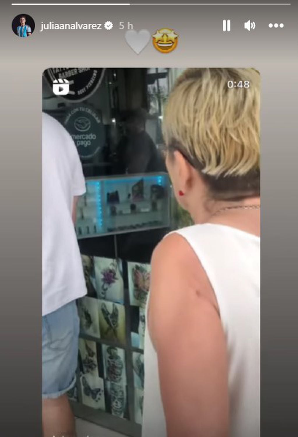 Sueño cumplido. La araña compartió el video en su cuenta de Instagram.