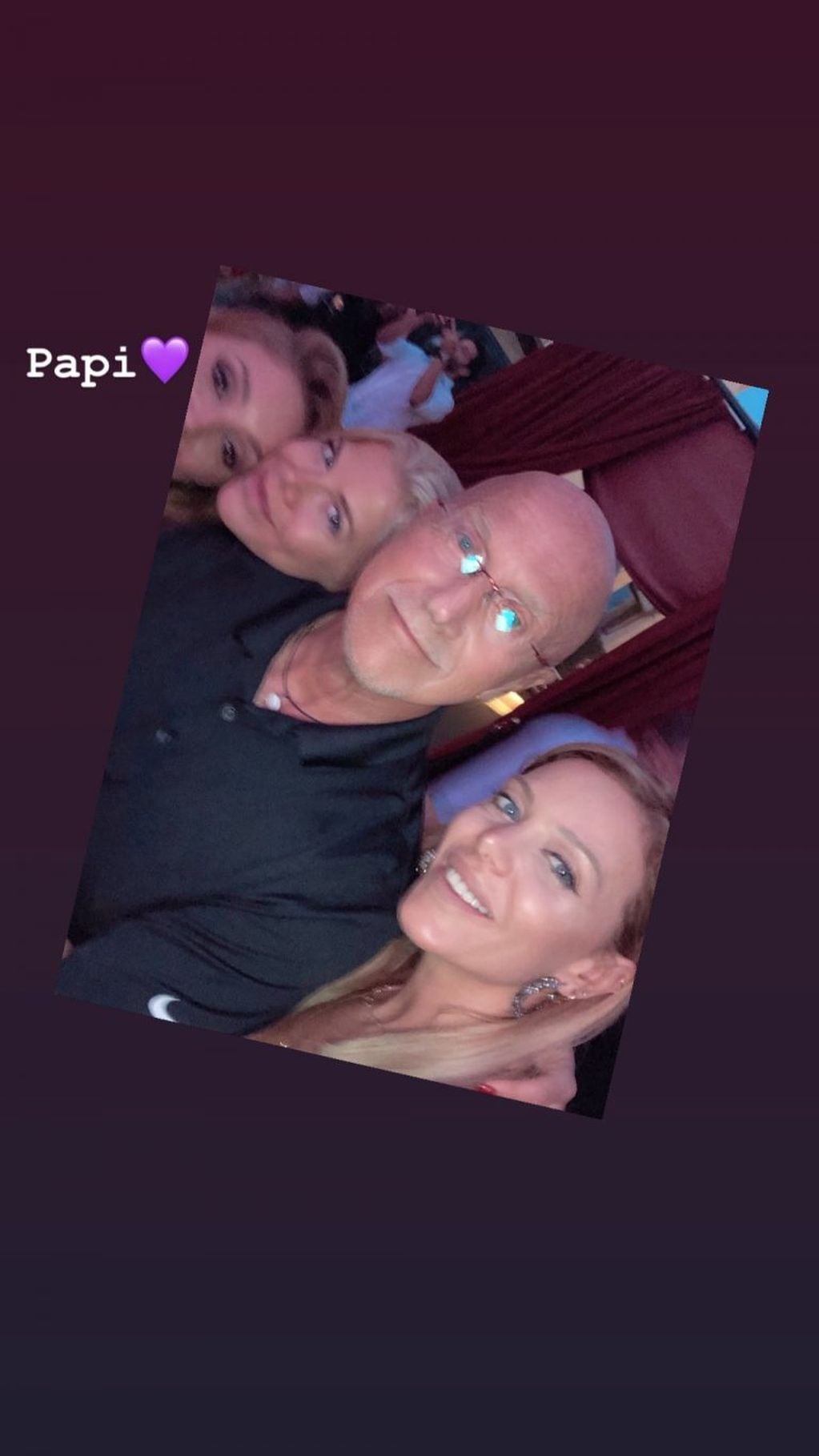 Evangelina Anderson junto a su familia (Instagram/ evangelinaanderson)