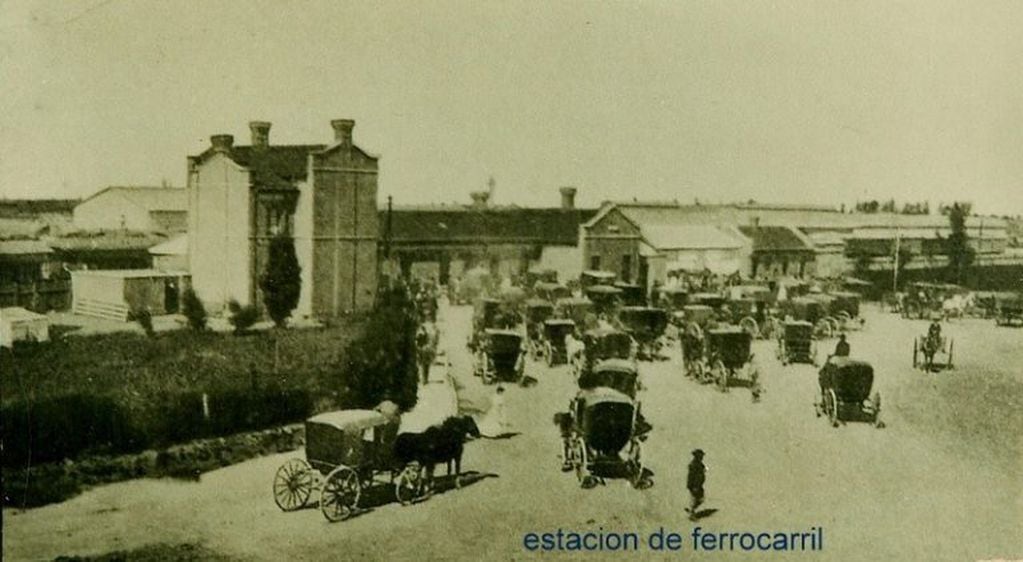 Estación de tren Tres Arroyos (foto: archivo personal Andrés Errea)