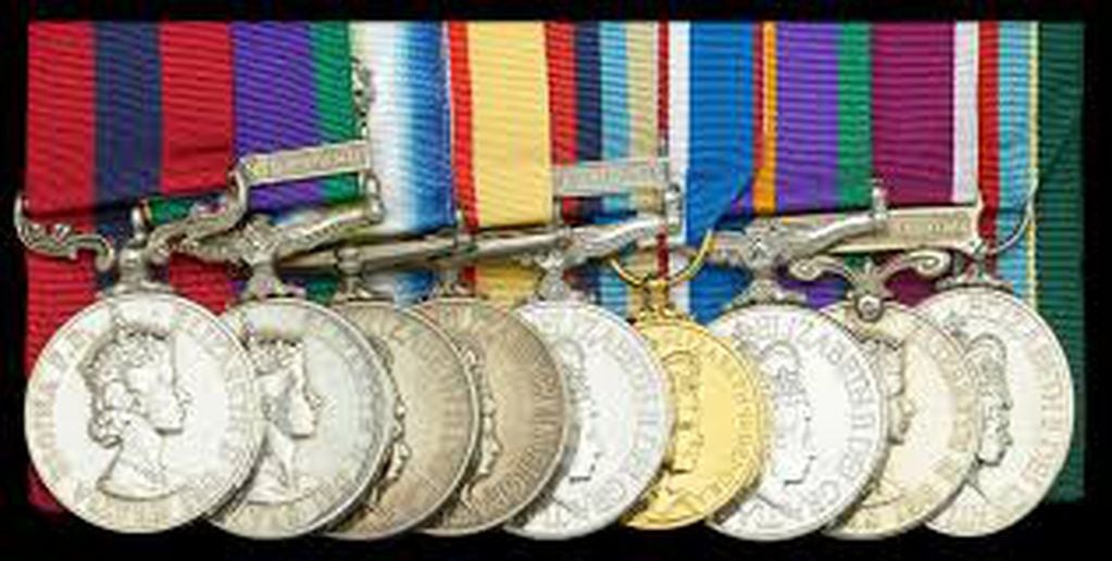 Las medallas del soldado británico fueron subastadas por 150 mil libras esterlinas.