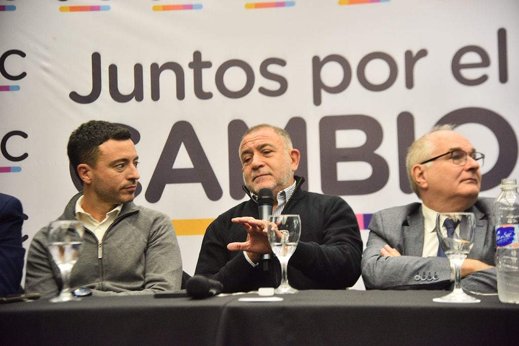 Presentación de la Alianza Juntos por el Cambio para las próximas elecciones provinciales del 25 de junio de 2023. (Pedro Castillo / La Voz)