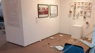 Violento ataque a muestras de arte de la UNCuyo