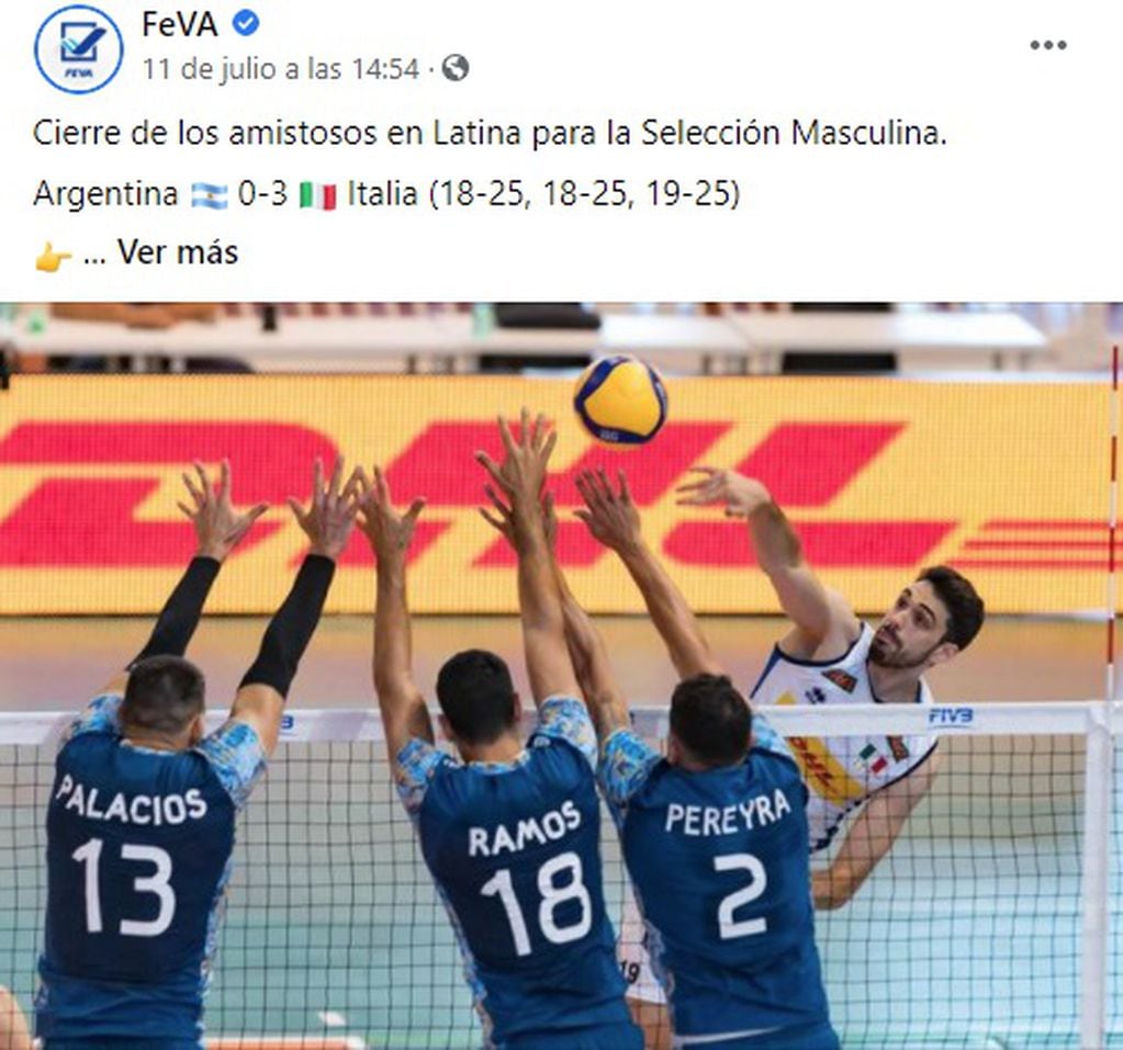 Amistosos: Argentina enfrentó a Italia.