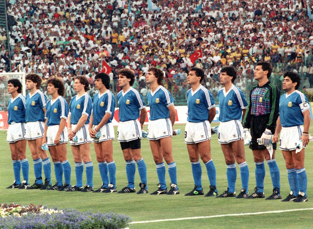 Maradona en el mundial 1990
