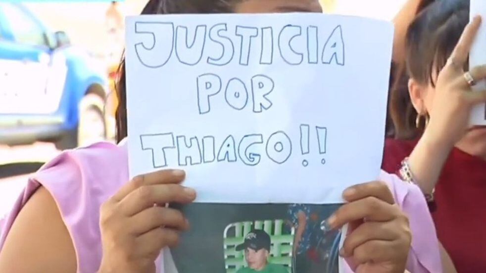 Familiares de Thiago piden que se determinen las causas de su muerte.