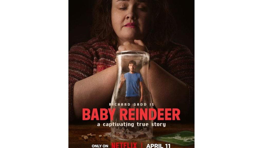 Póster de la serie "Bebé Reno" de Netflix.