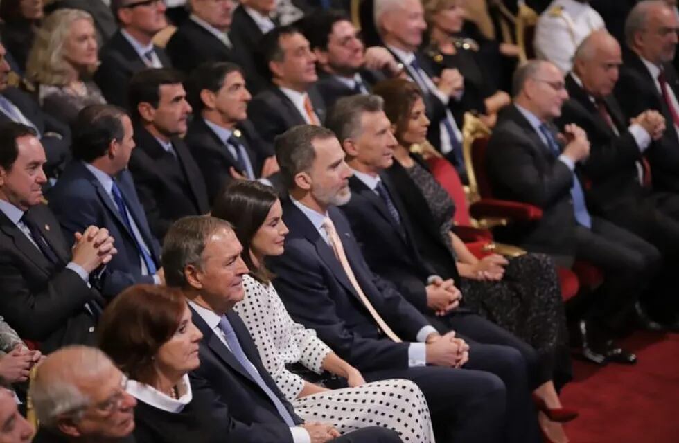 Congreso de la Lengua en Córdoba, con la presencia de los reyes de España, el presidente Mauricio Macri y el gobernador Juan Schiaretti.