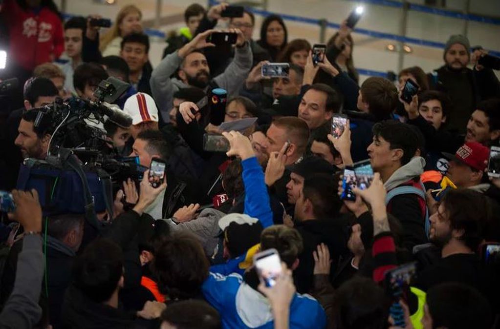 Daniele De Rossi llegó a la Argentina para sumarse a Boca (Foto: Rolando Andrade/Clarín)