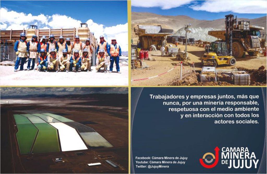 Con motivo del Día nacional de la Minería, la Cámara Minera de Jujuy emitió una salutación al sector, renovando a la vez su compromiso con la comunidad por una minería responsable.