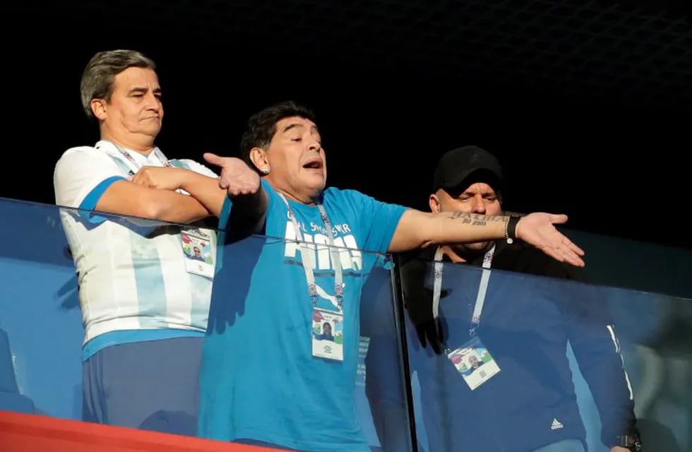 Maradona festeja