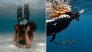 La voz del océano quién es Martina Álvarez, la joven argentina que protege el mar y nada con tiburones
