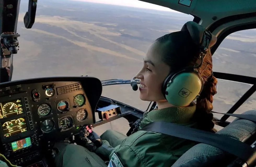 Celeste Tolossa, la mujer formoseña primera piloto de Gendarmería Nacional