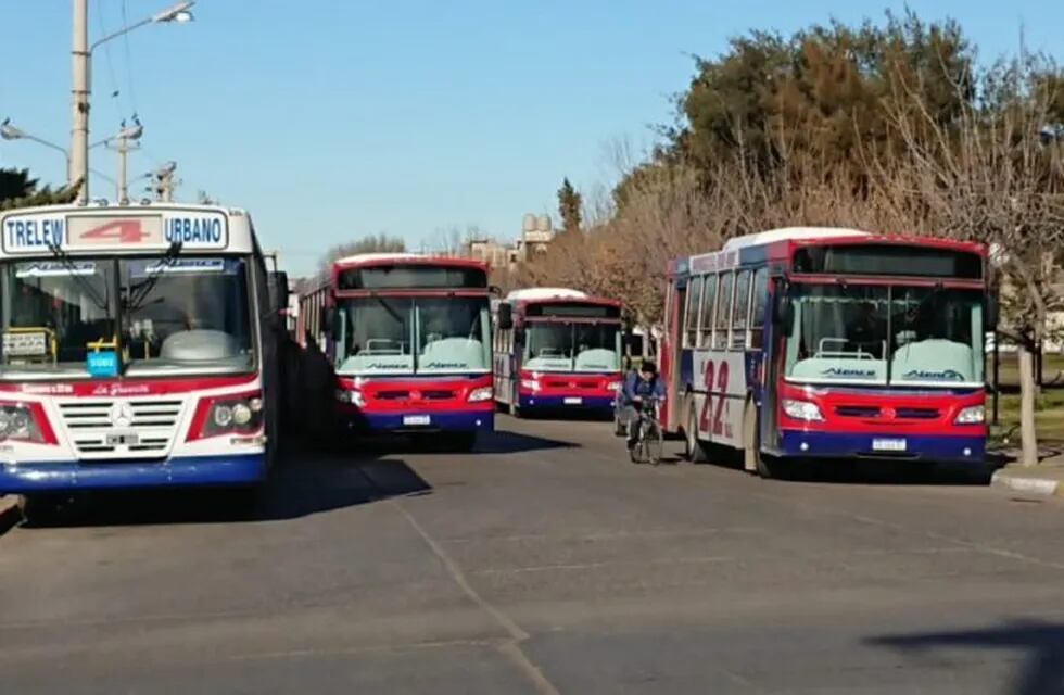 Transporte en Trelew (Foto: Diario Jornada).