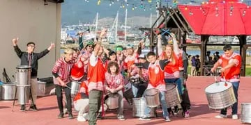 Ushuaia: expresiones de carnaval participaron del ensayo abierto