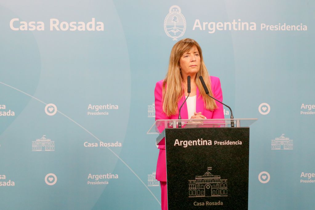 Gabriela Cerruti, portavoz del Gobierno nacional. Foto: La Voz.