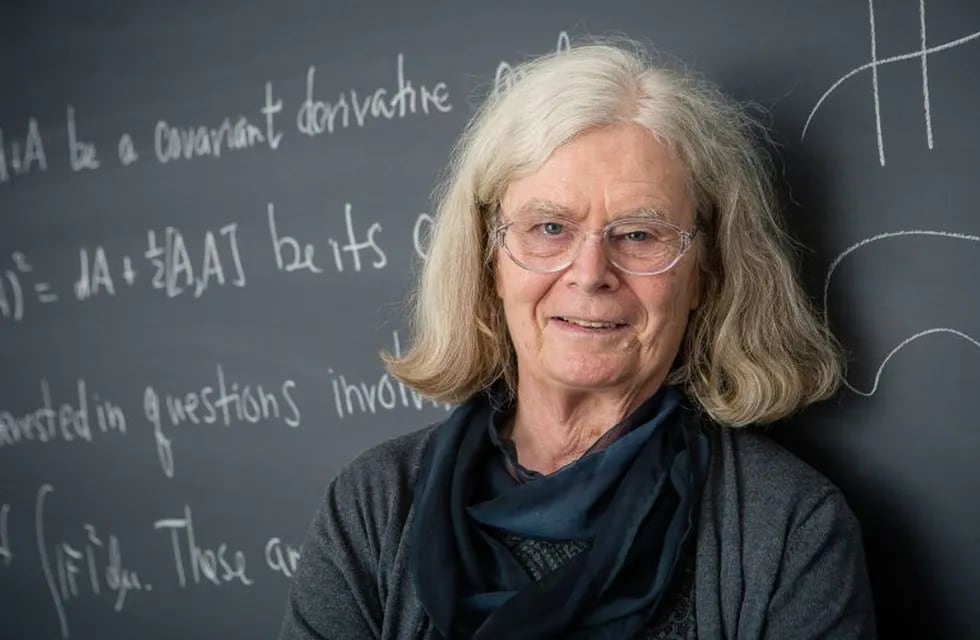 This handout photo taken on March 18, 2019 in Princeton, New Jersey and released on March 19, 2019 by The Norwegian Academy of Science and Letters / Institute for Advanced Study shows scientist Karen Uhlenbeck. - As the Norwegian Academy of Science and Letters announced on March 19, 2019, Uhlenbeck will be awarded the prestigious Norwegian Abel Prize for mathematics. (Photo by Andrea KANE / Norwegian Academy of Science and Letters / AFP) / RESTRICTED TO EDITORIAL USE - MANDATORY CREDIT \