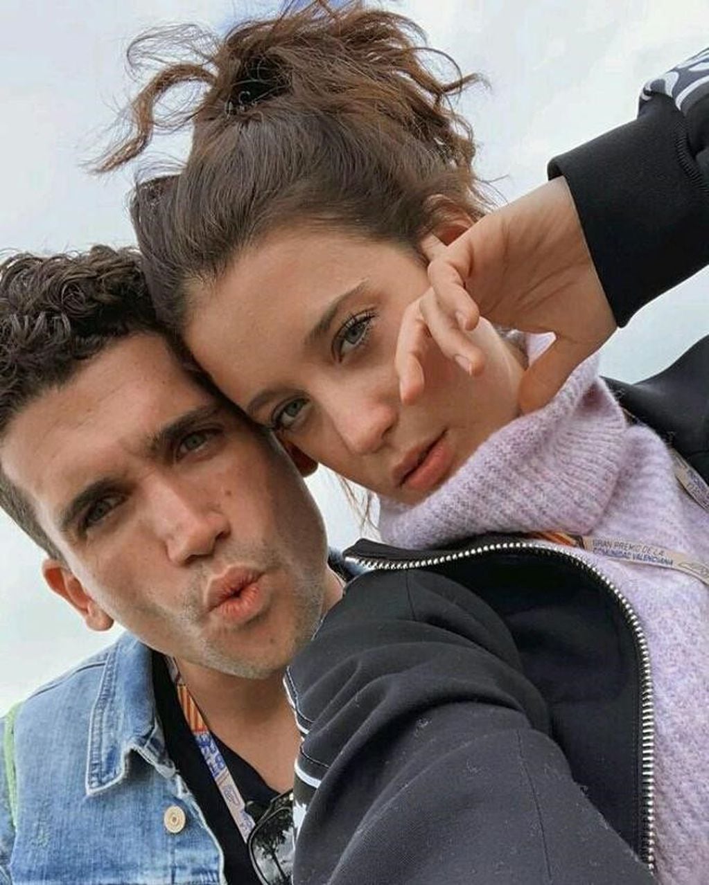 Maria Pedraza junto a su novio Jaime Lorente. (Instagram/@mariapedraza_)